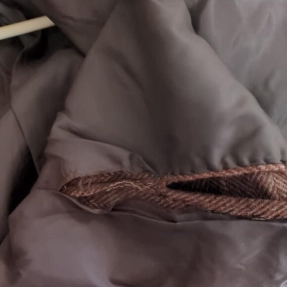 Brooks Brothers Sz 44 Herringbone Tweed Blazer Jacket Wool Academia Professor - Picture 6 of 6